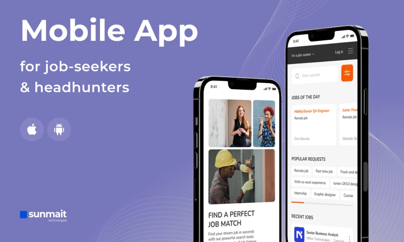Mobile App for job-seekers and headhunters