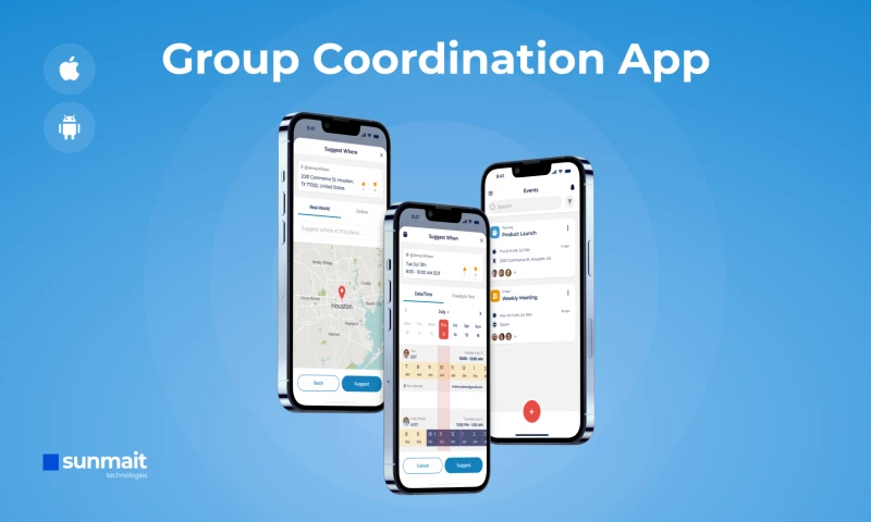 Sunmait Technologies - Group Coordination App