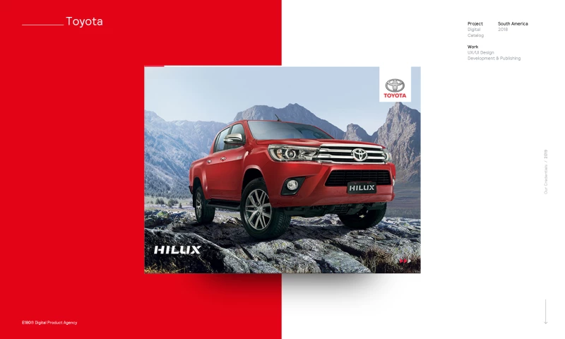 E180 Digital Product Agency - Toyota Hilux