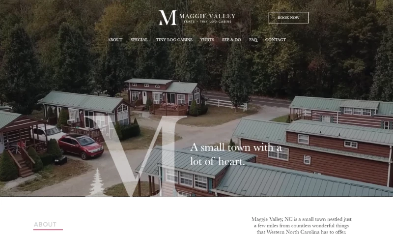 Hibiscus Brand Management - Maggievalley Glamping Tiny Log Cabins