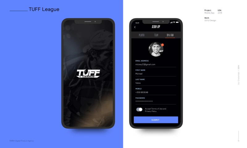 E180 Digital Product Agency - TUFF League