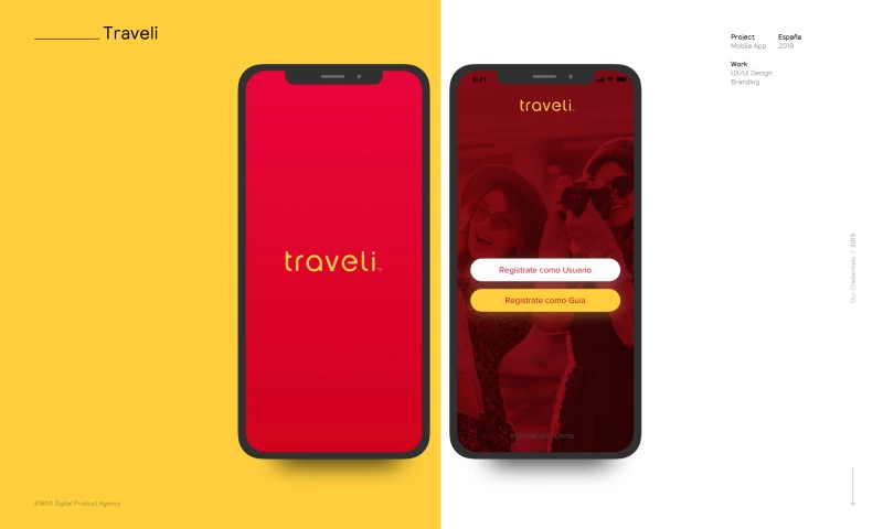 E180 Digital Product Agency - Traveli