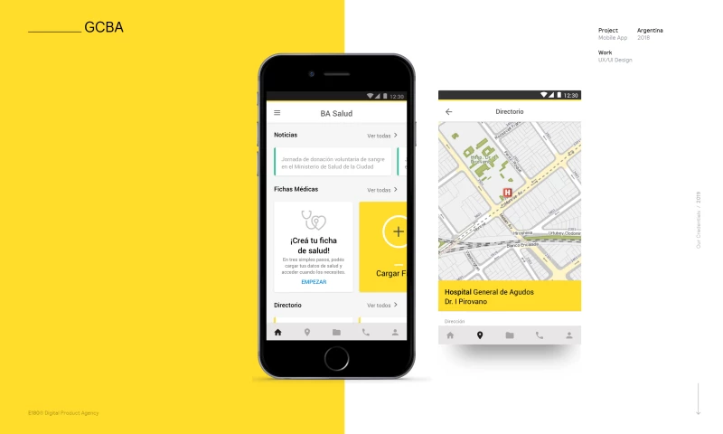 E180 Digital Product Agency - Salud GCBA