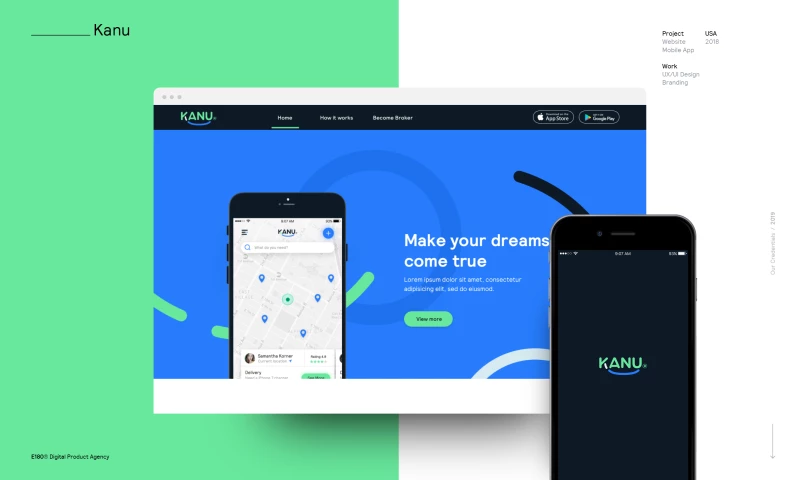 E180 Digital Product Agency - Kanu
