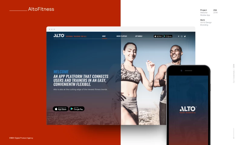 E180 Digital Product Agency - AltoFitness