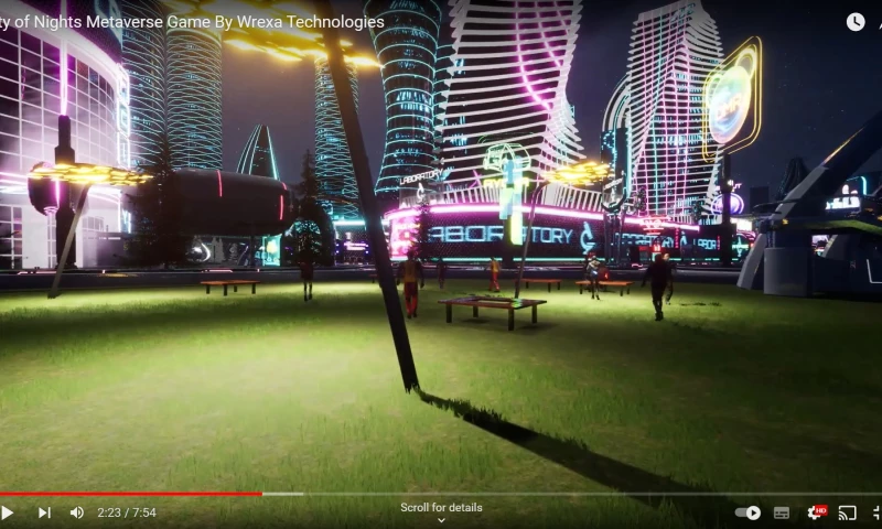 Wrexa Technologies - City Of Nights Metaverse Game