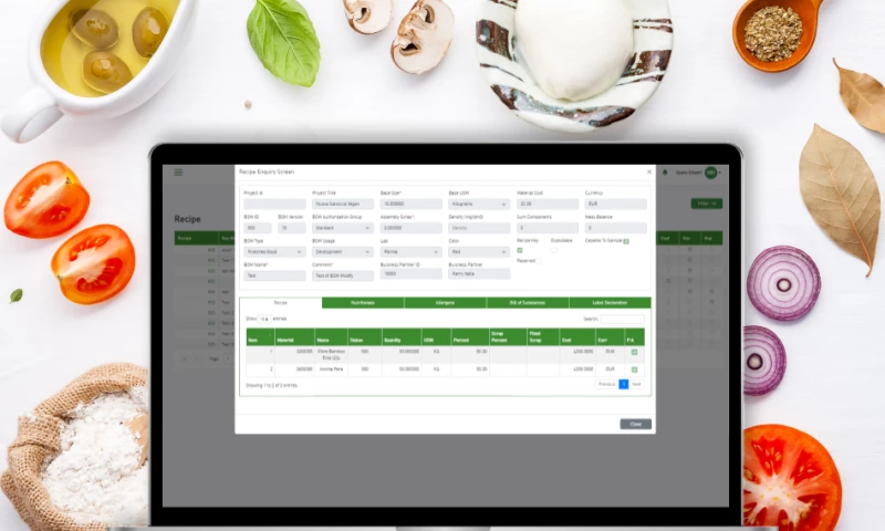 Web Application Development for A Food Ingredients Firm