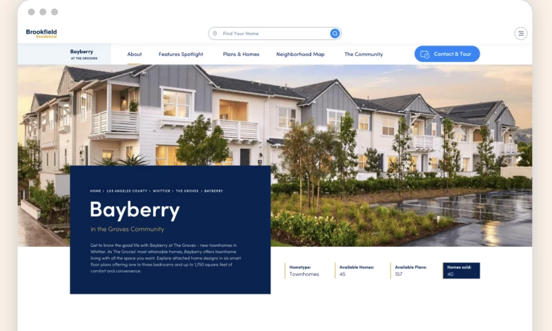 Brookfield Residential Home Buying Tools