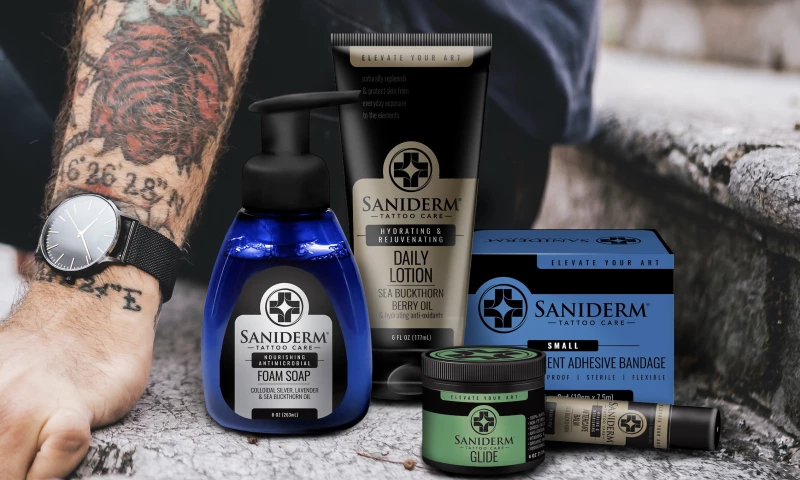 PKG Brand Design - Saniderm Tattoo Care