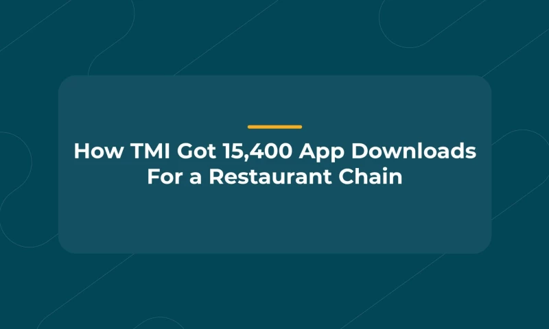 15 400 App Downloads For A Health Food Franchise