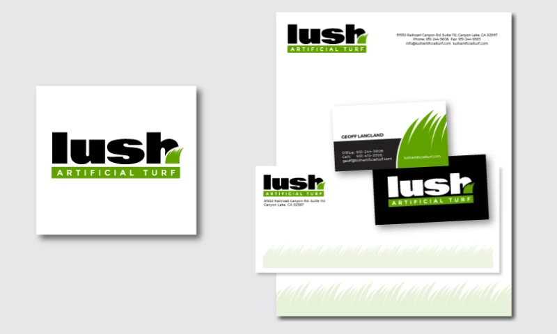 Custom Logo Design for an Artificial Grass Company
