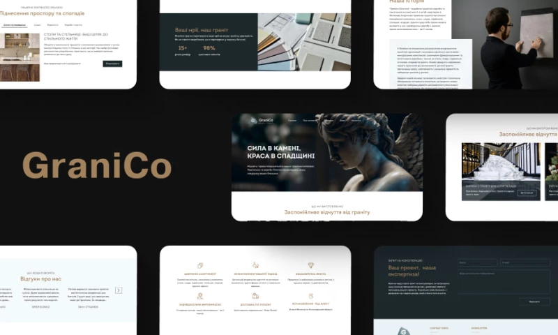 WordPress website development for "GraniCo"
