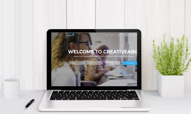 Website Design For Creativeabiz