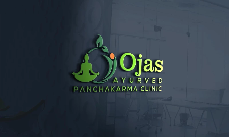 Logo Design Ojas Ayurved Clinic