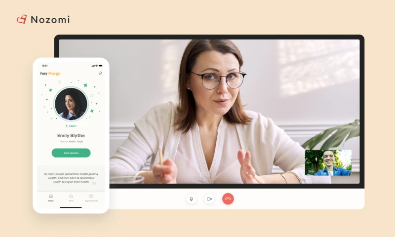 Nozomi - Telemedicine platform for improving mental health of Swedish students