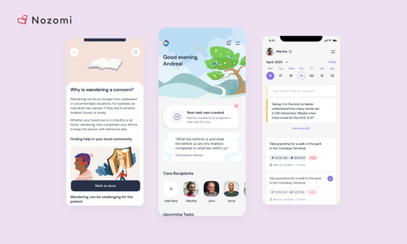 Nozomi - AI-powered companion to empower dementia caregivers