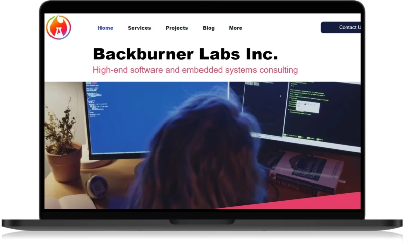 Backburner Labs - Responsive Website Redesign