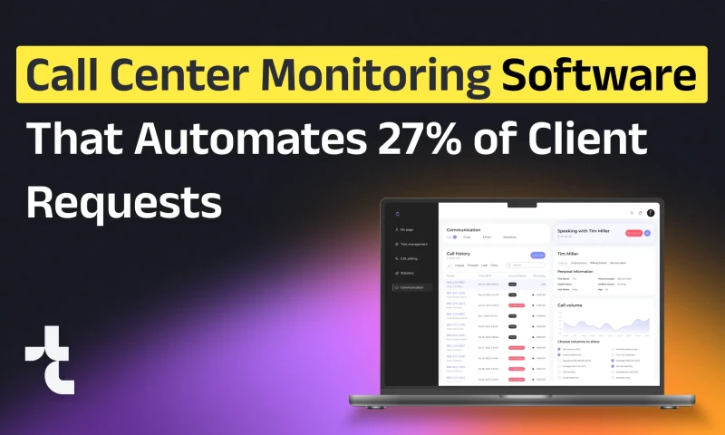 Call Center Monitoring Software That Automates 27% of Client Requests