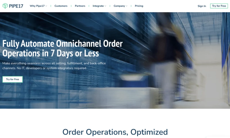 Pipe17 Website Redesign