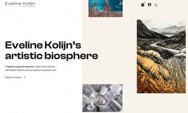 Clio Websites - Eveline Kolijn Website and online shop