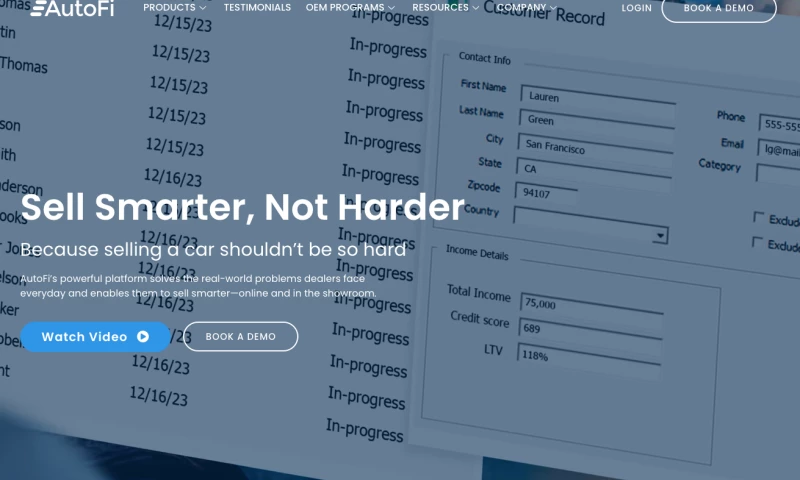 Clio Websites - AutoFi Website Redesign and Development
