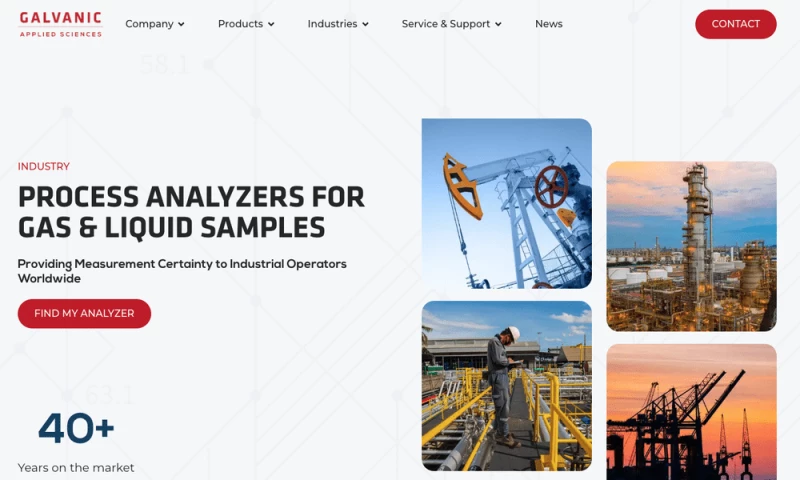 Galvanic Website Redesign