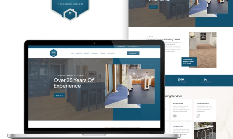 Affordable Websites Dublin - Crosbies Flooring