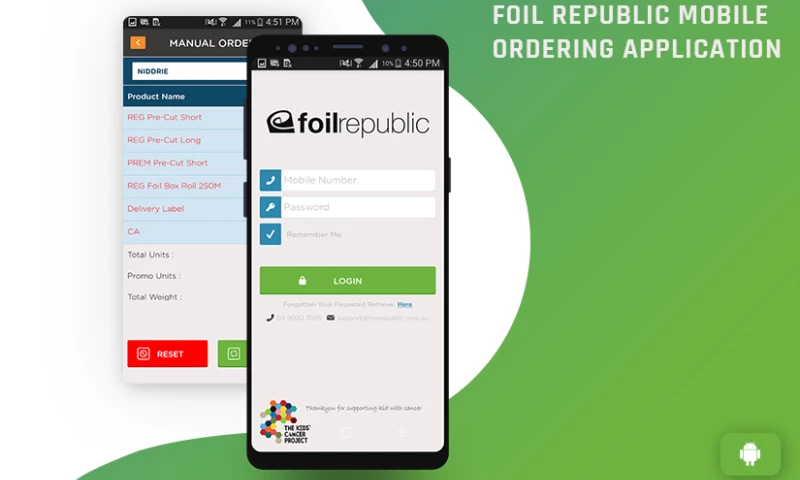 Mobile Ordering Application