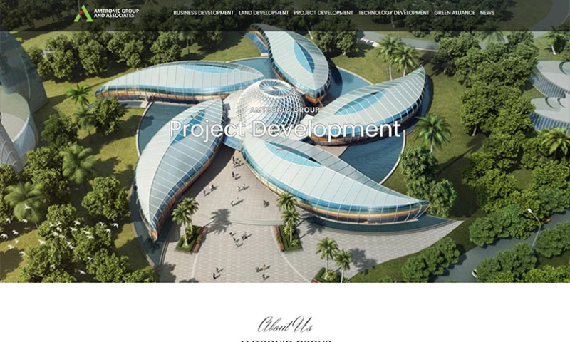 Corporate Web Design for Amtronic Group