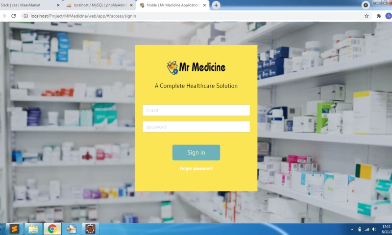 DCXworks Private Limited - Online Medicine Backend Portal Management System