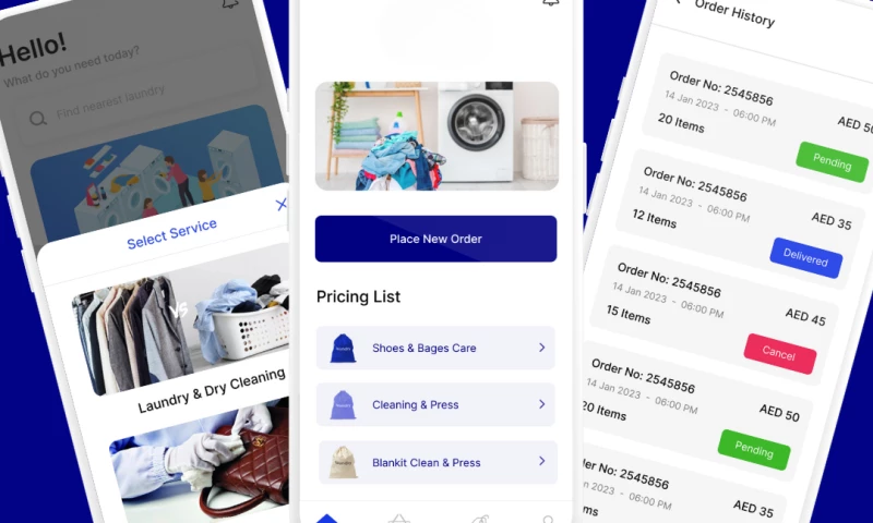 DeviceBee Technologies - Laundry App