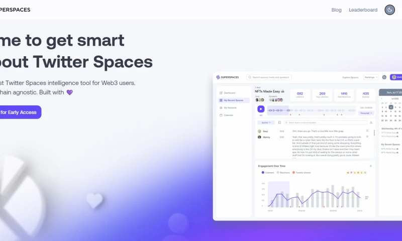 Code24x7 - SuperSpaces - Twitter Spaces Analytics