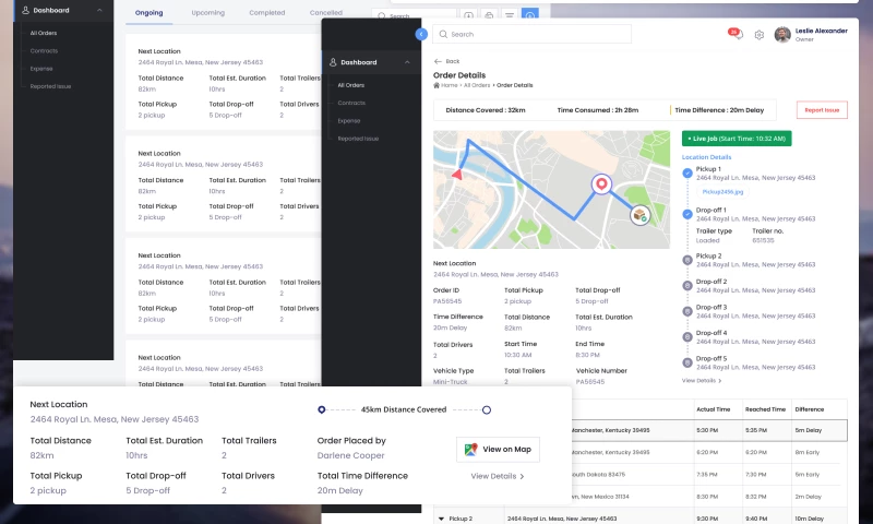 Transportation and logistics Software