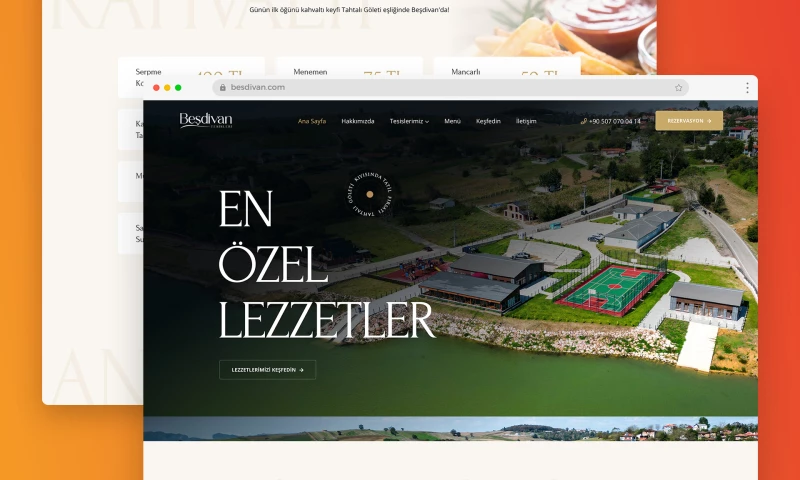 ROG Medya - Besdivan Restaurant Web Design