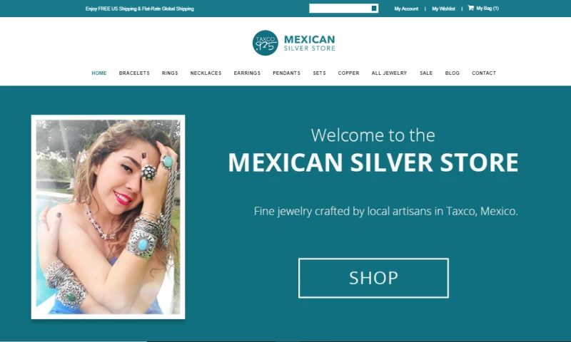 Mexican Silver Store - E Commerce Website