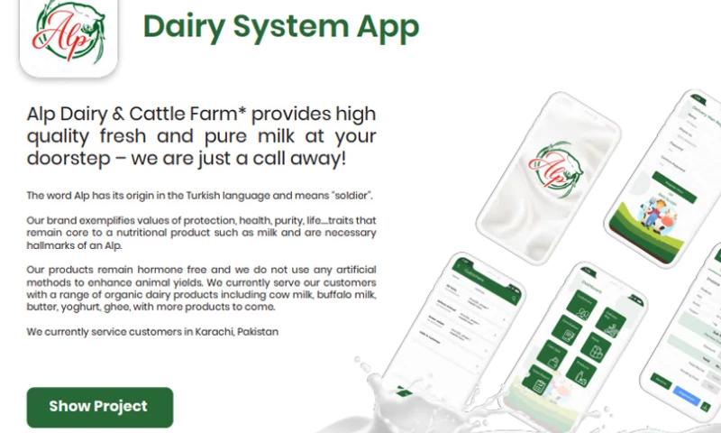 Zealtouch - Dairy System App