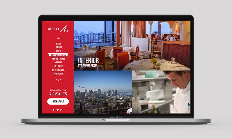 Public - Mister A's Website and Brand Design