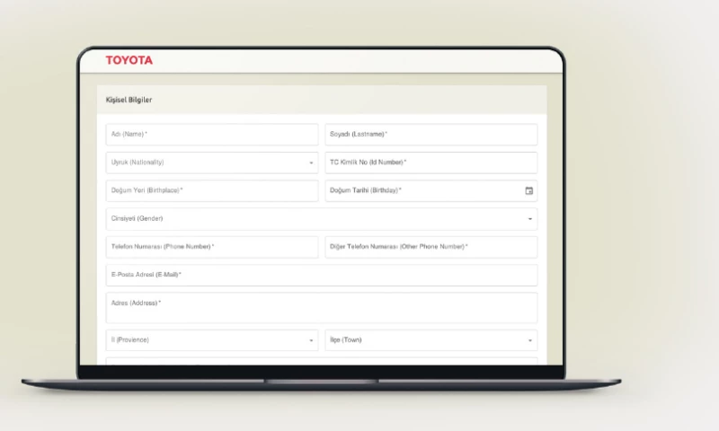BWA Digital - Toyota Application System