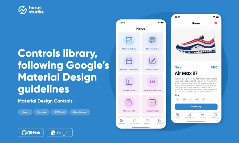 Horus - Material Design Controls