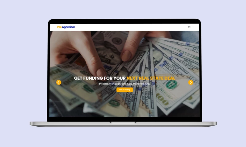 Quality Control For Pre Appraisals | Real Estate | Mobile Web App