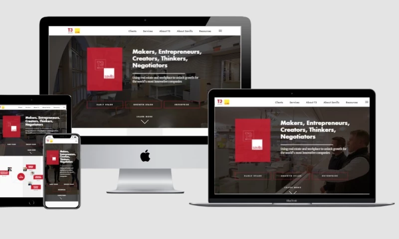 WebyLogix® - Website for T3 Advisors Real-estate, USA