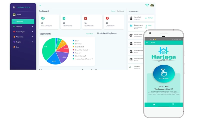 Clouxi Plexi LLC. - Harjaga Hazir: Employee Self Service & Mobile Apps