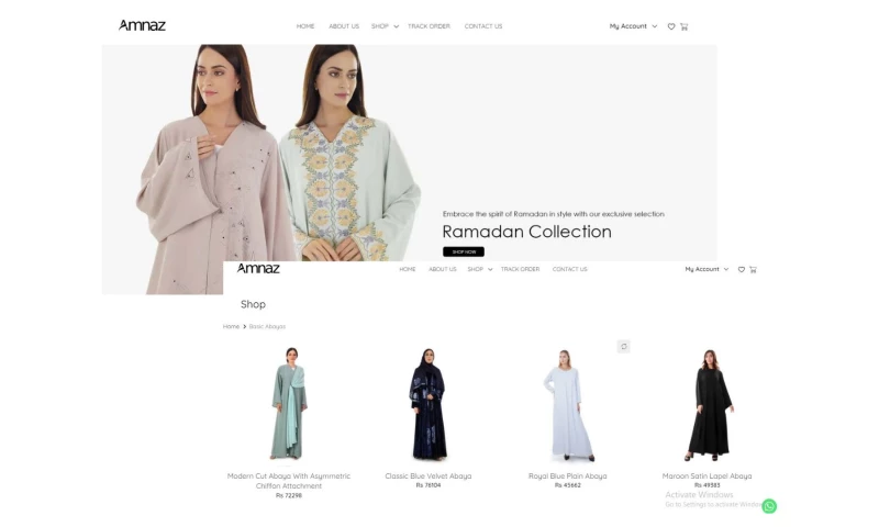 Clouxi Plexi LLC. - Amnaz ecommerce web application