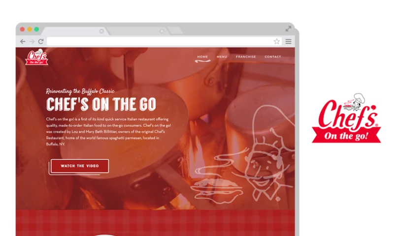 Enrich Marketing - Chef's on the Go Website