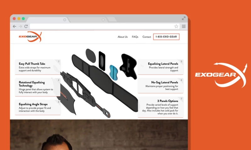 Enrich Marketing - Exogear Website