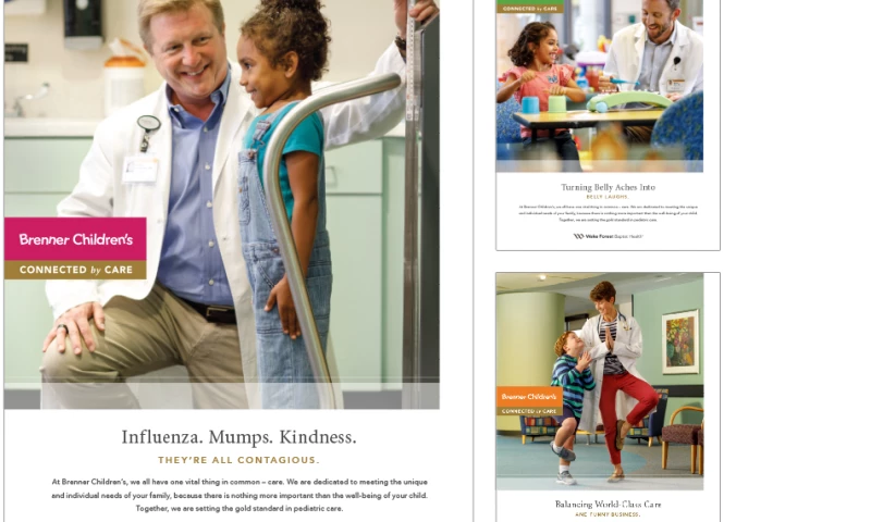 Wildfire - Brenner Children's Hospital Print Campaign
