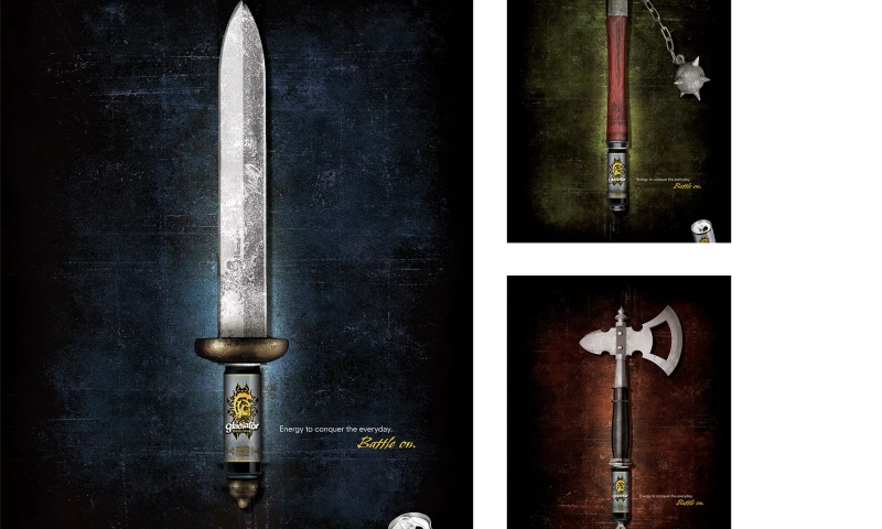 Wildfire - Coca-Cola/Gladiator Print Campaign