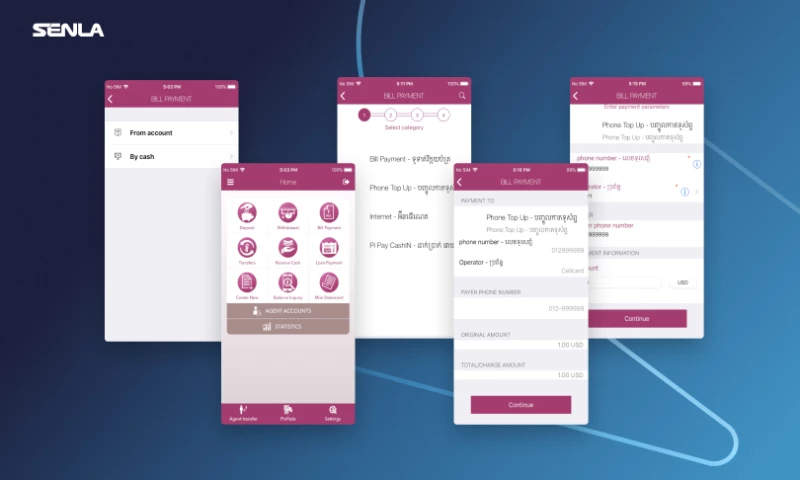 SENLA - Application for bank agents