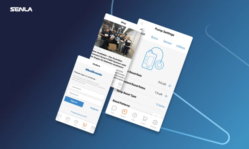 SENLA - Mobile application for self-management of diabetes