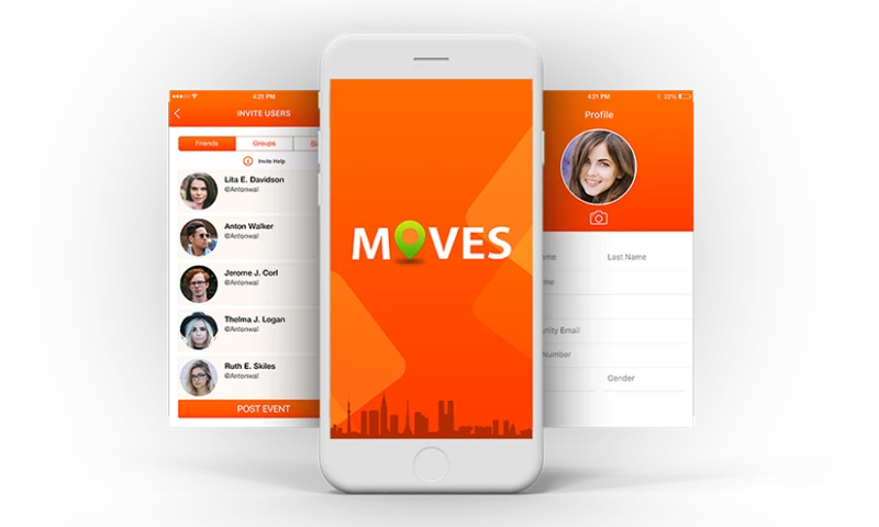 Biz 4Solutions - Moves - Social App